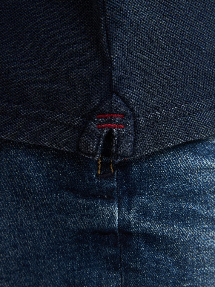 Petrol men M-1060-POL926 polo k/m heren navy