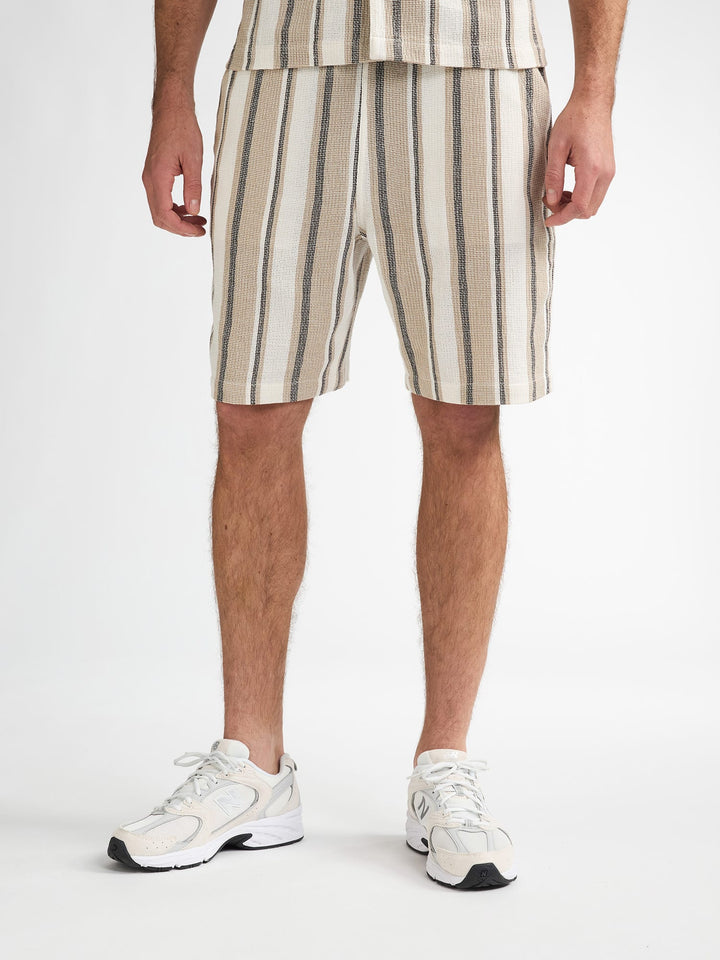 Petrol men M-1060-SHO518 shorts bruin dessin – heren