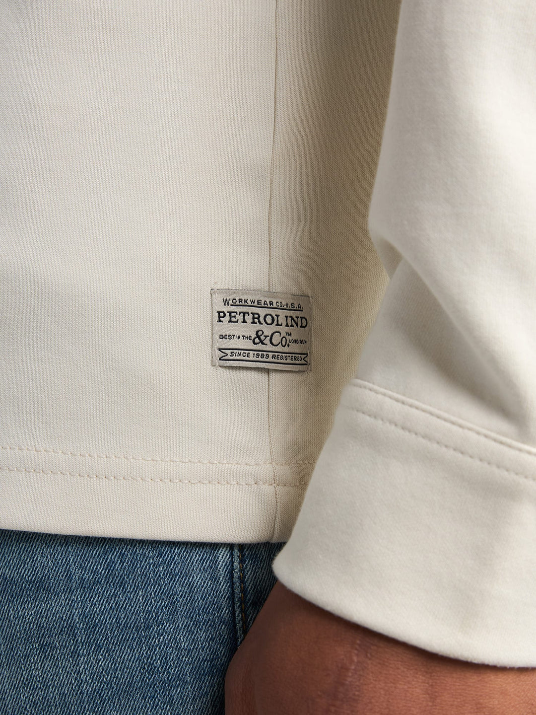 Petrol men M-1060-SWC308 sweater beige – heren