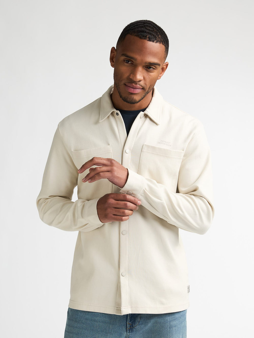 Petrol men M-1060-SWC308 sweater beige – heren