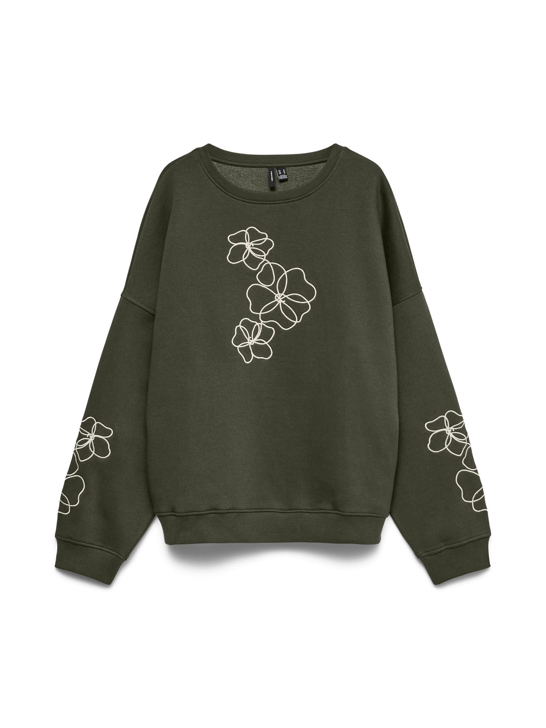 VERO MODA Briana sweater dames donkergroen