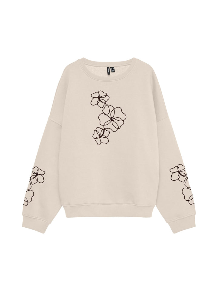VERO MODA sweater dames ecru – Briana