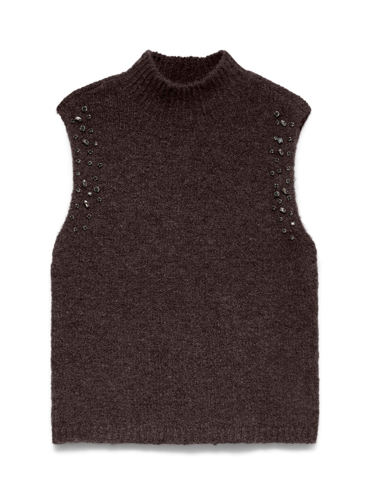 VERO MODA 10351816 Torpa spencer dames bruin melee