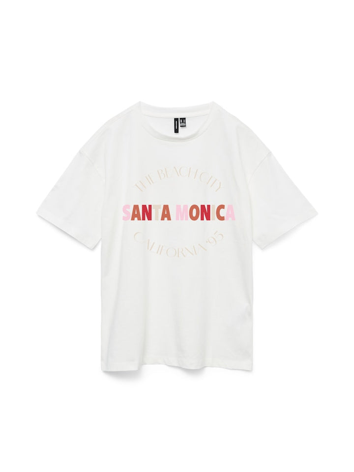 VERO MODA 10325349 Sara T-shirt k/m dames – off-white