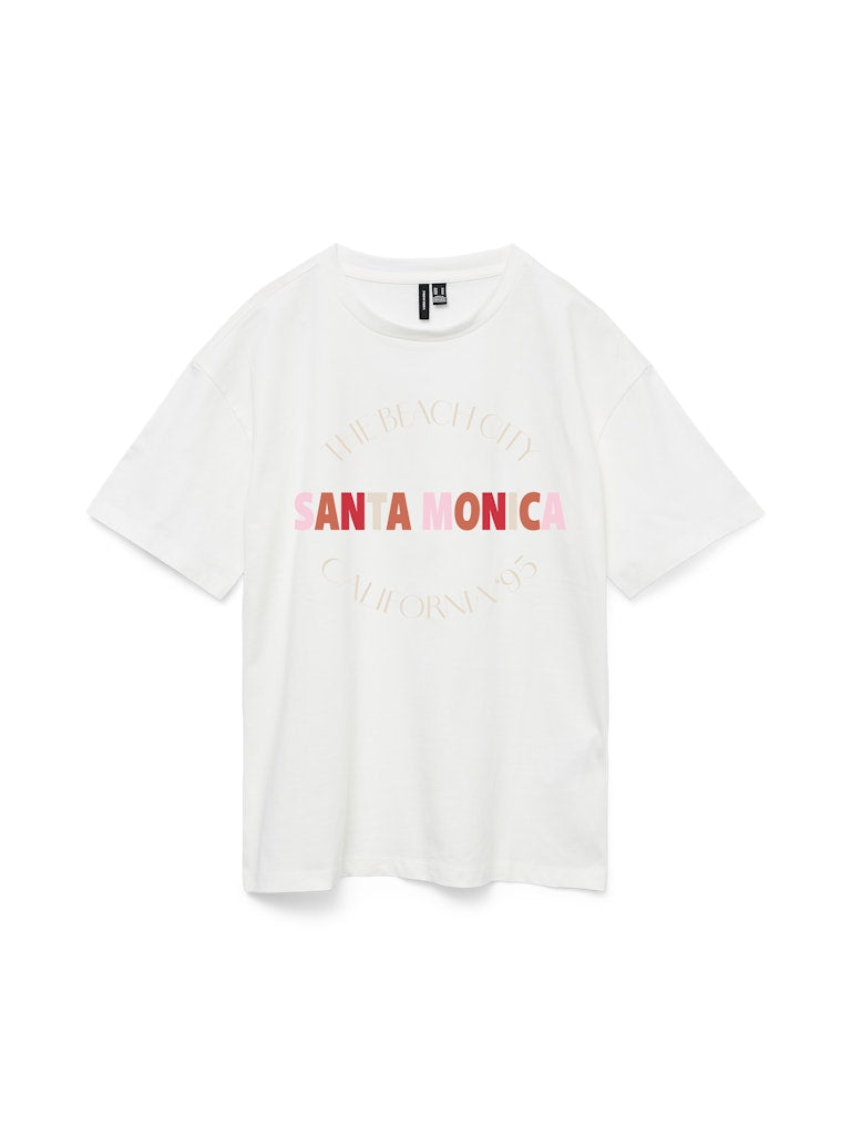 VERO MODA 10325349 Sara t-shirt off-white – dames
