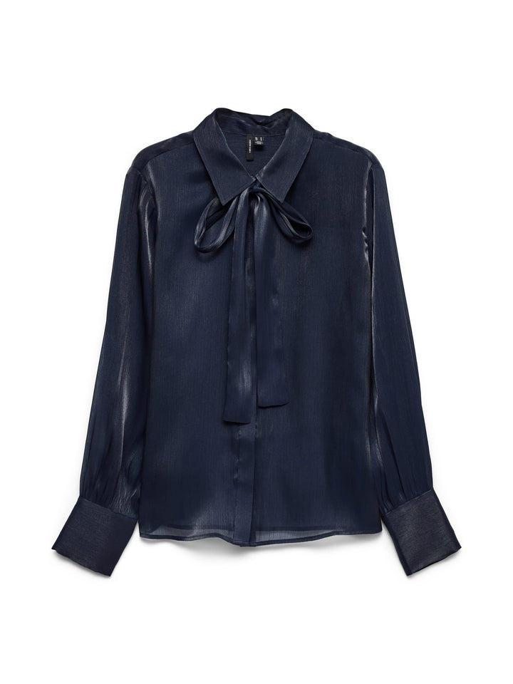 VERO MODA 10353192 Nathena blouse l/m navy