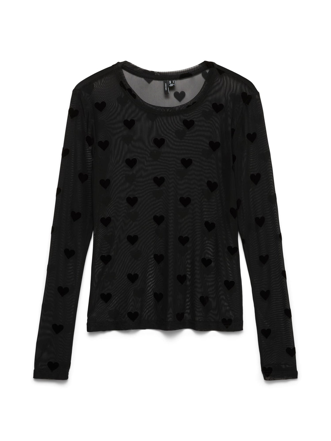 VERO MODA Lova top l/m dames zwart