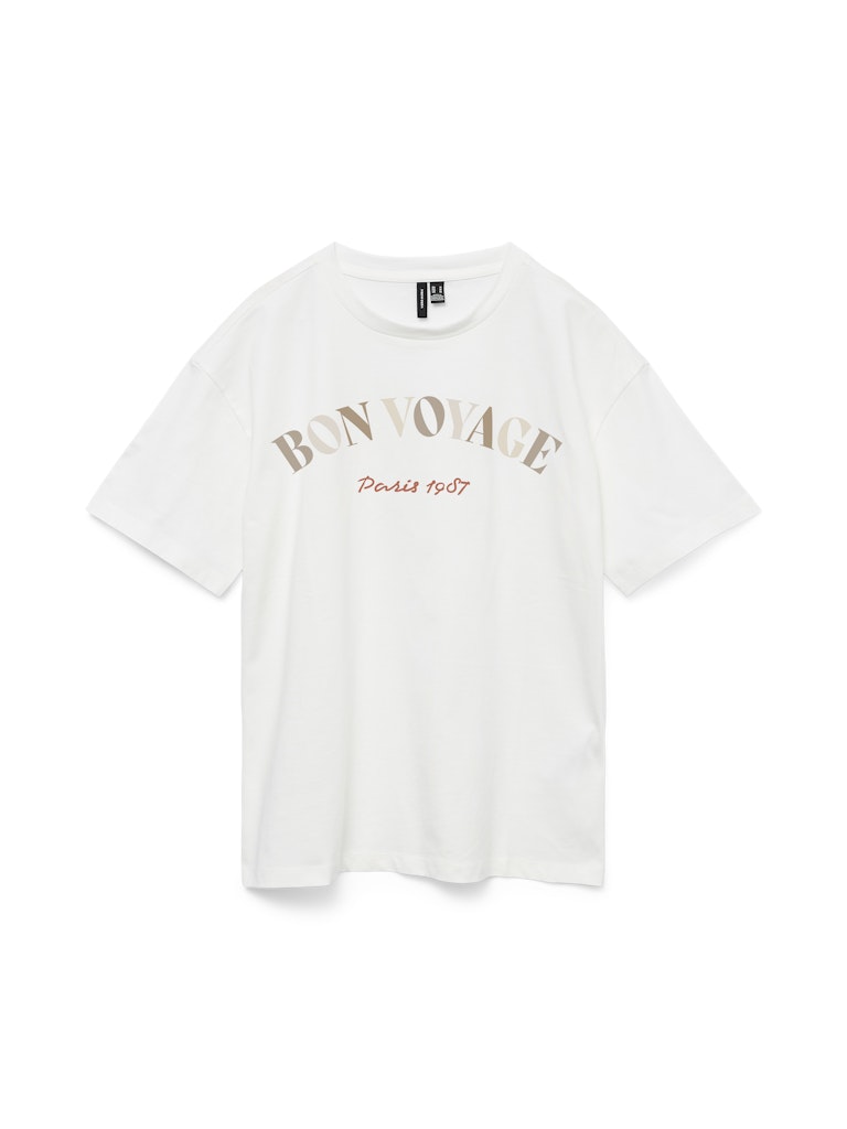 VERO MODA 10325349 Sara T-shirt dames – off-white
