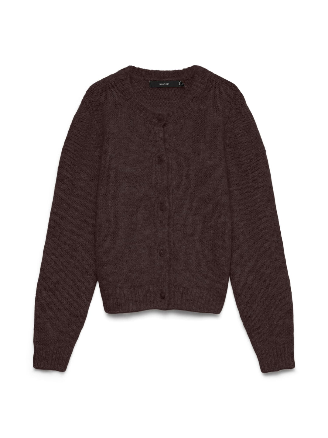 VERO MODA Novah vest gebreid dames bruin melee