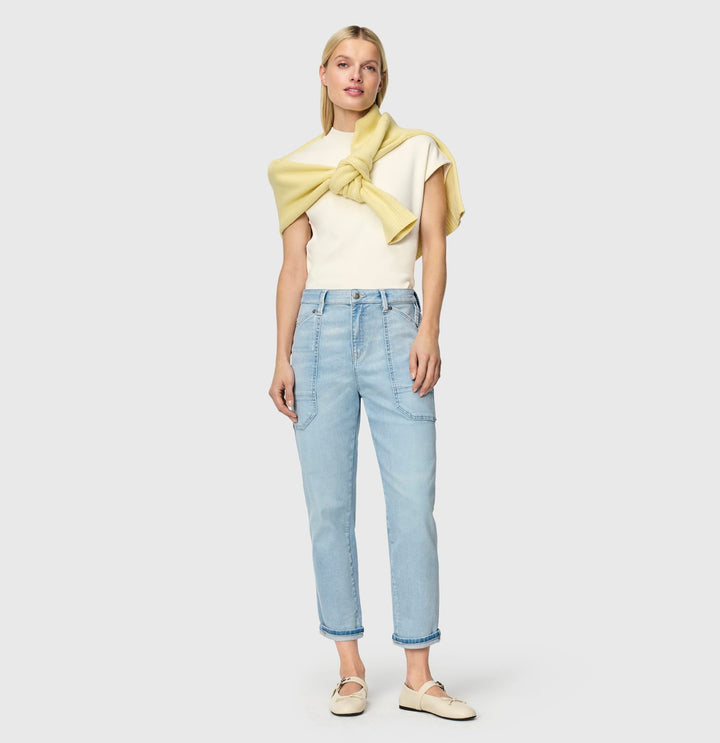 MAC IOWA Baggy jeans blauw denim – dames - Blue Denim