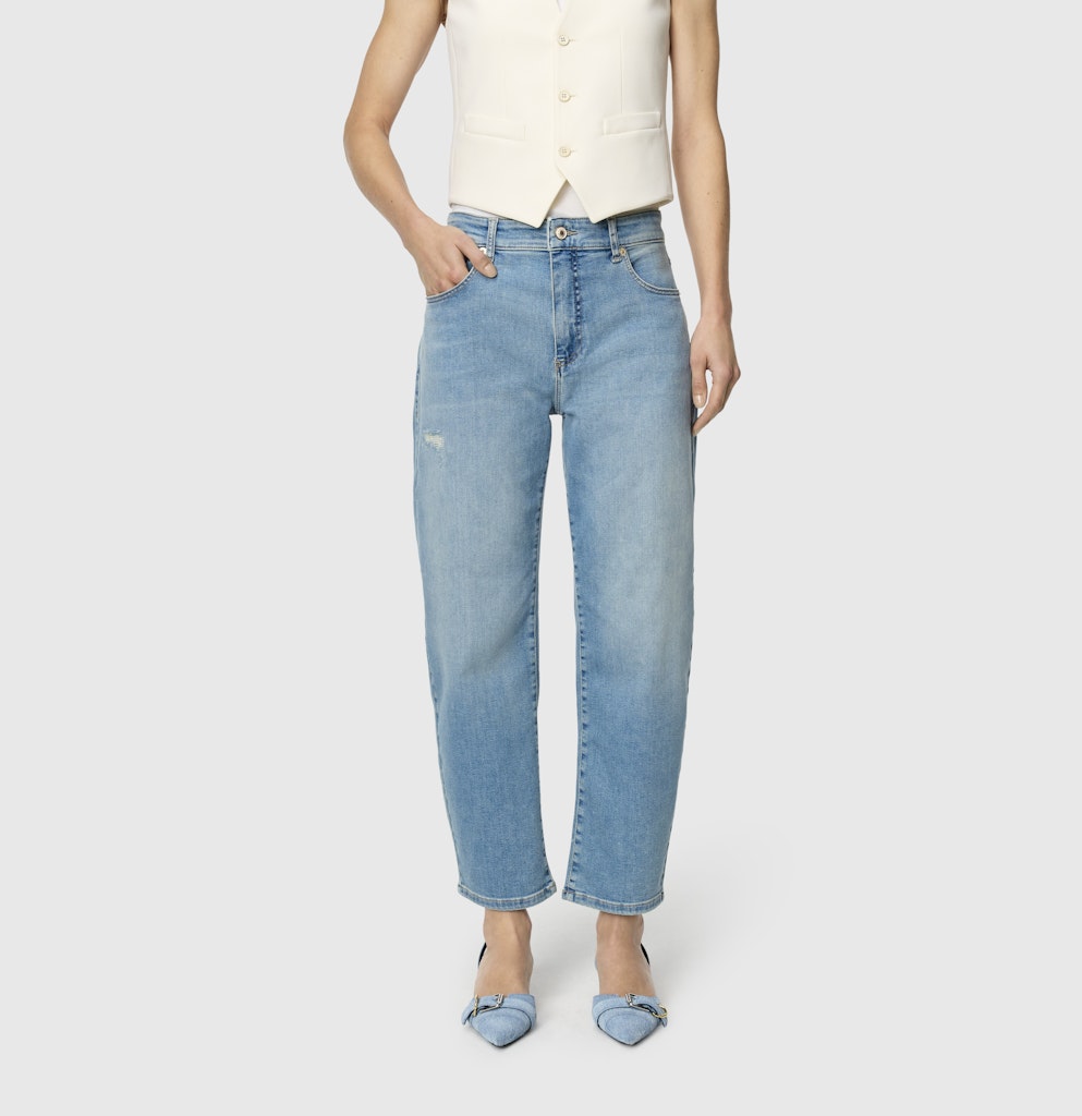 MAC jeans low croth-baggy fit dames – blue denim