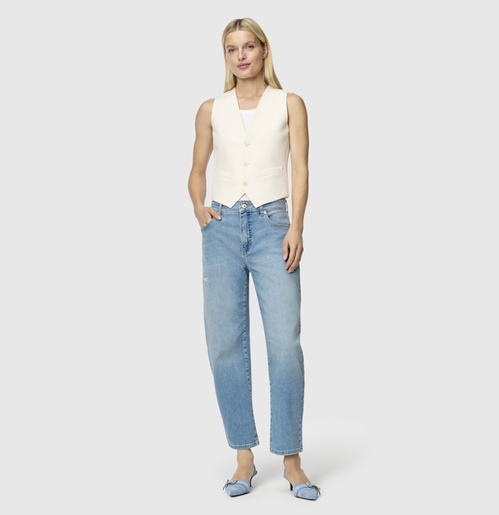 MAC jeans low croth-baggy fit dames – blue denim
