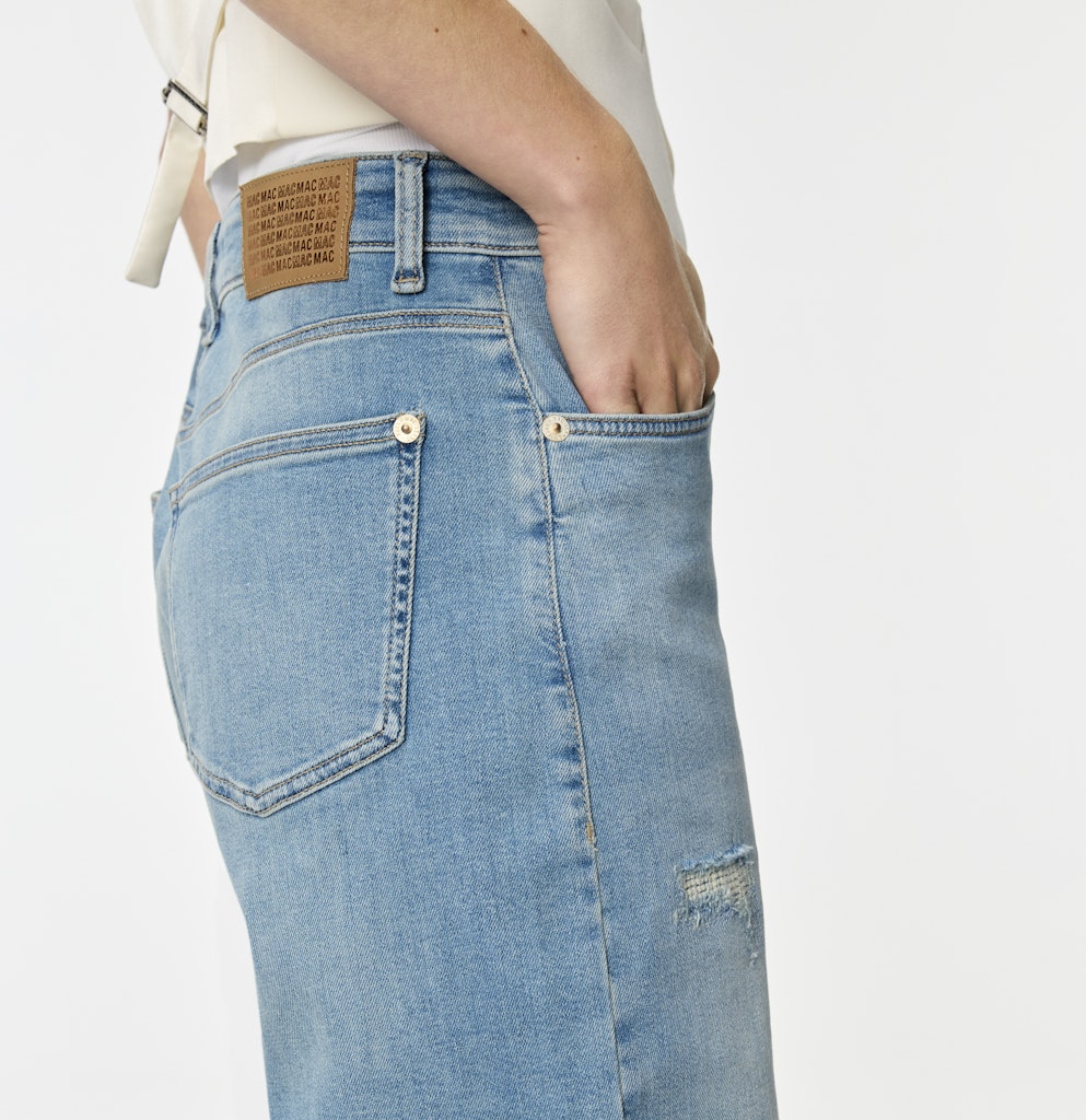 MAC jeans low croth-baggy fit dames – blue denim