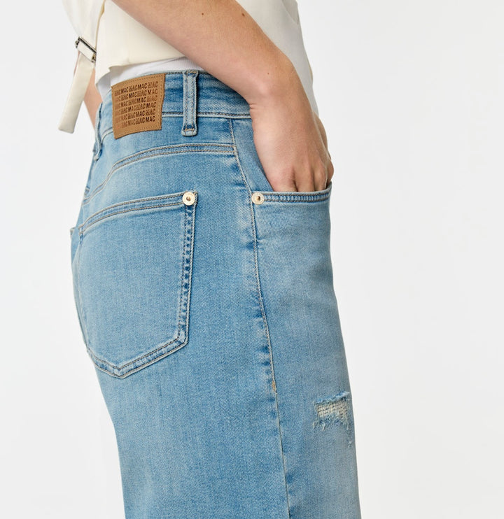 MAC jeans low croth-baggy fit dames – blue denim