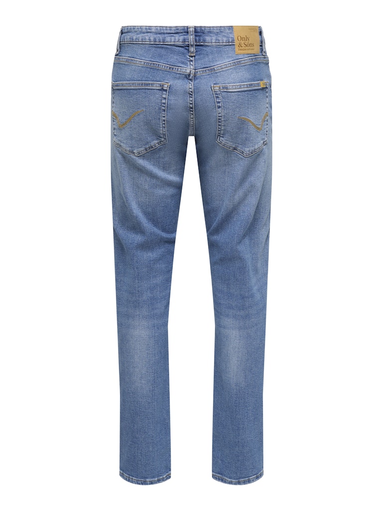 ONLY & SONS Weft jeans regular fit – heren - Blue Denim - L34