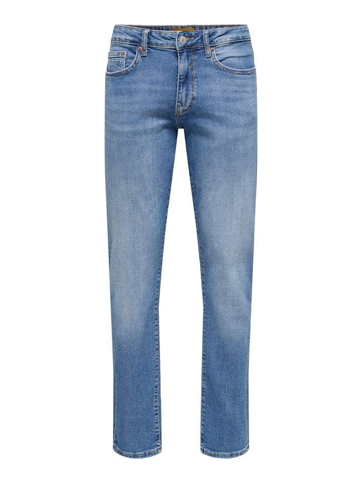ONLY & SONS Weft jeans regular fit – heren - Blue Denim - L32