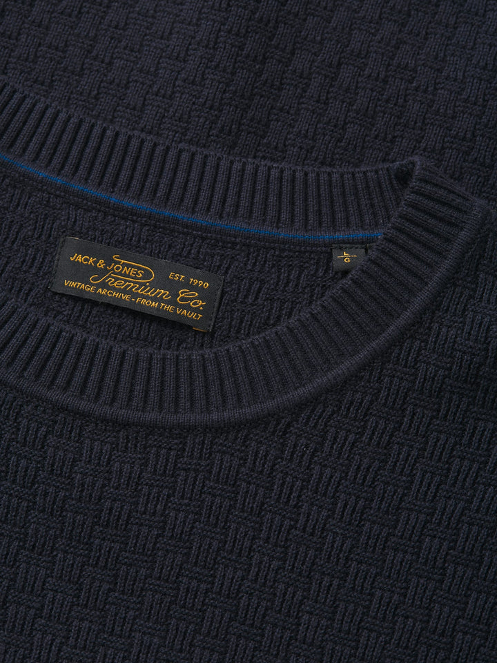 Jack &amp; Jones 12305682 Stanley trui heren navy
