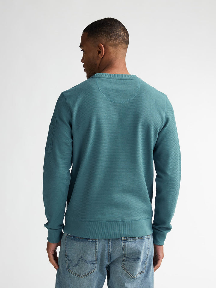Petrol men M-1060-SWR317 sweater oud groen – heren