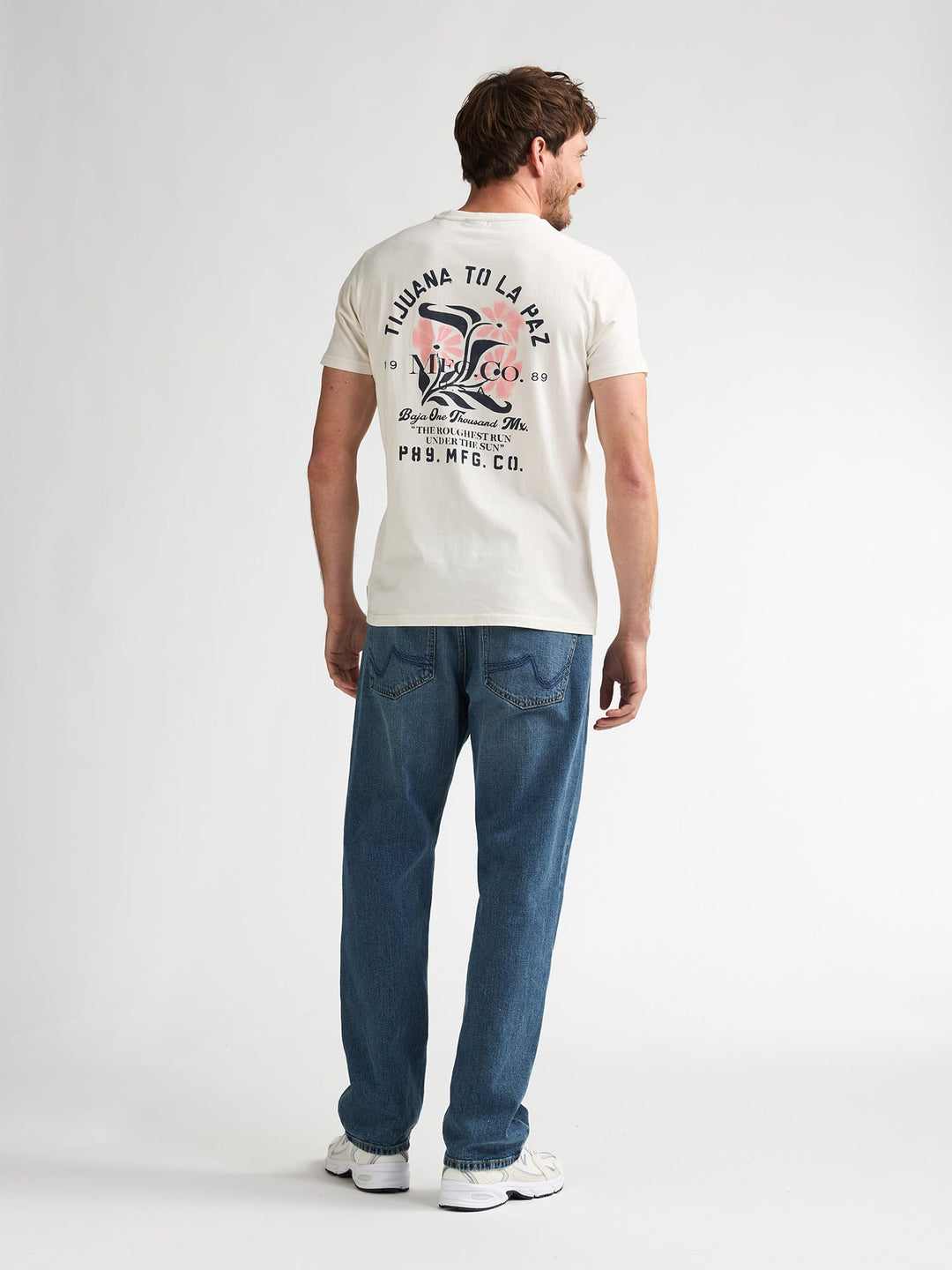 Petrol men M-1060-TSR625 t-shirt ecru – heren