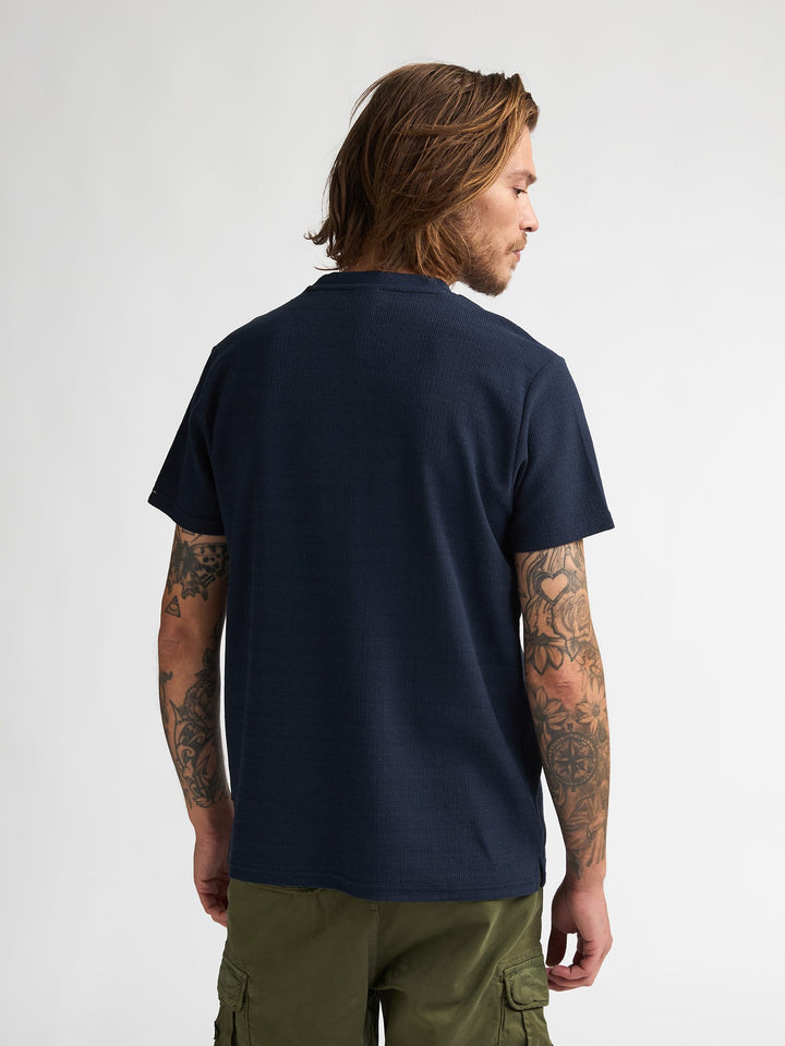 Petrol men M-1060-TSR634 t-shirt navy – heren