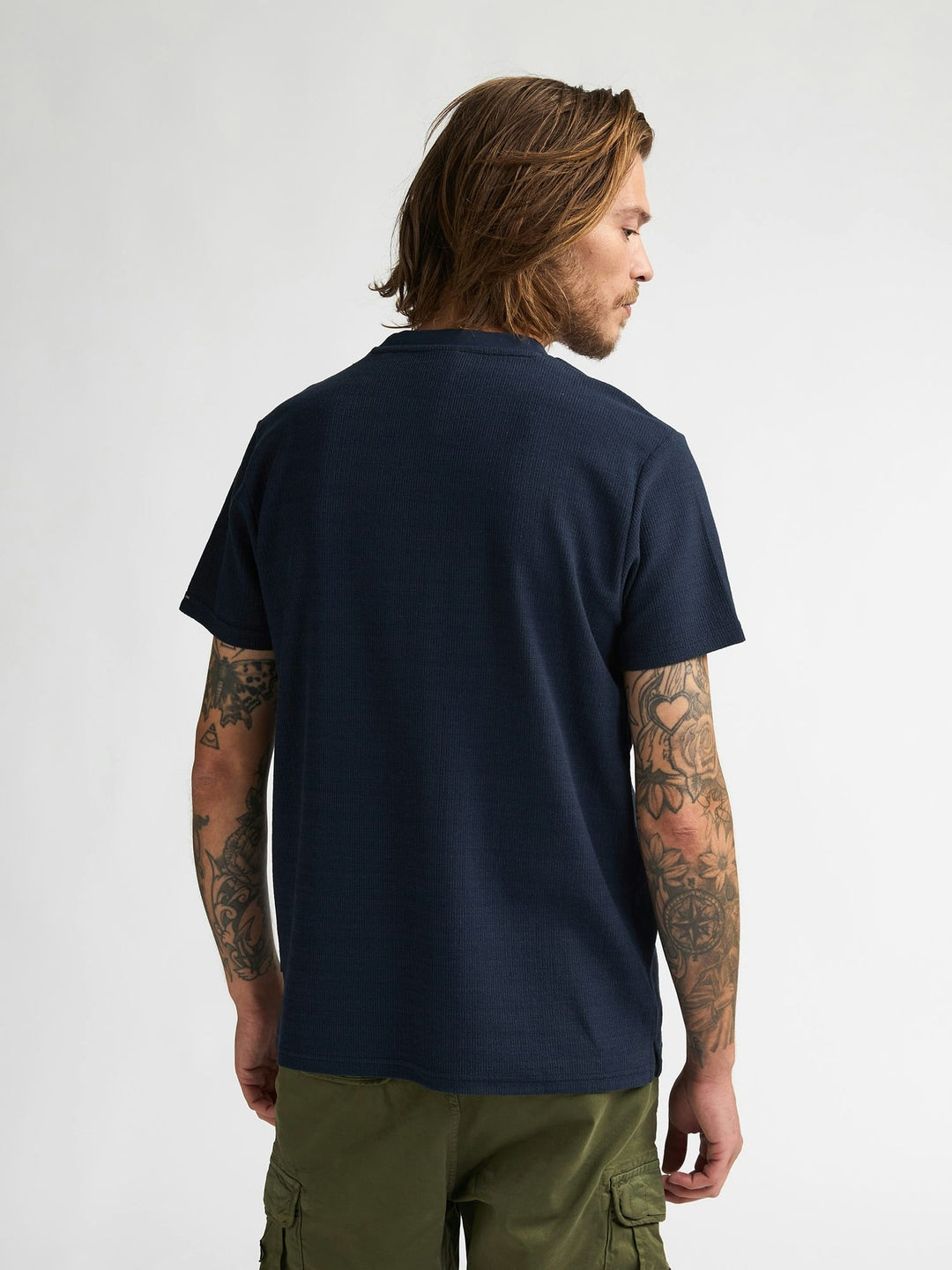 Petrol men M-1060-TSR634 t-shirt navy – heren