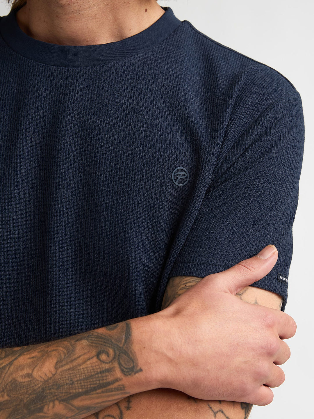 Petrol men M-1060-TSR634 t-shirt navy – heren