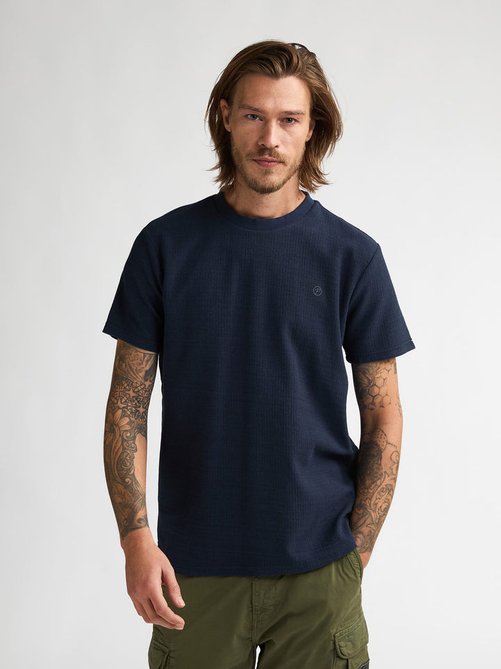Petrol men M-1060-TSR634 t-shirt navy – heren