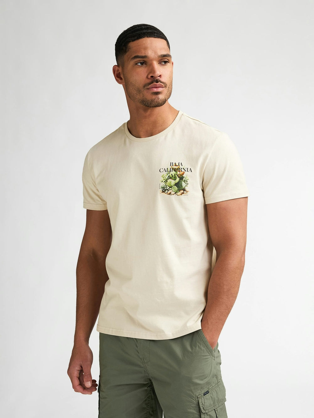 Petrol men M-1060-TSR688 t-shirt beige – heren