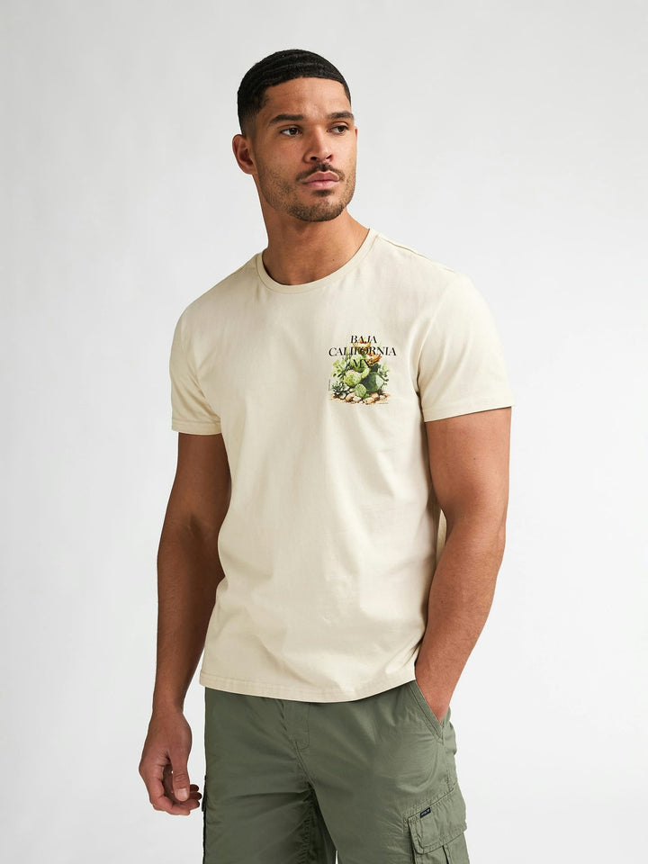 Petrol men M-1060-TSR688 t-shirt beige – heren