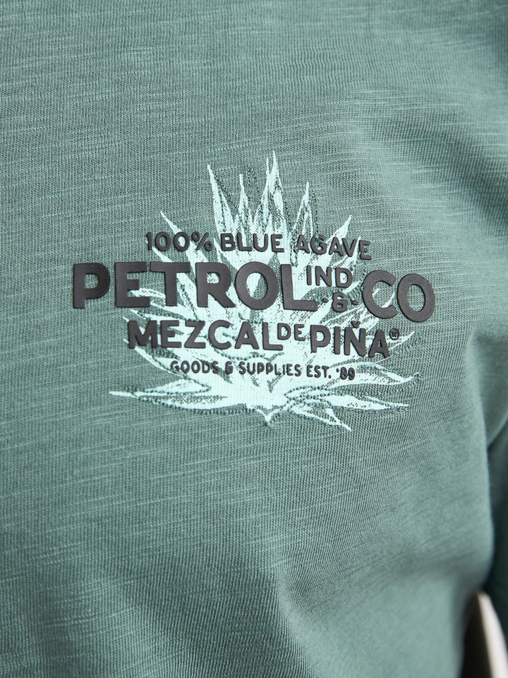 Petrol men M-1060-TSR744 t-shirt oud groen – heren