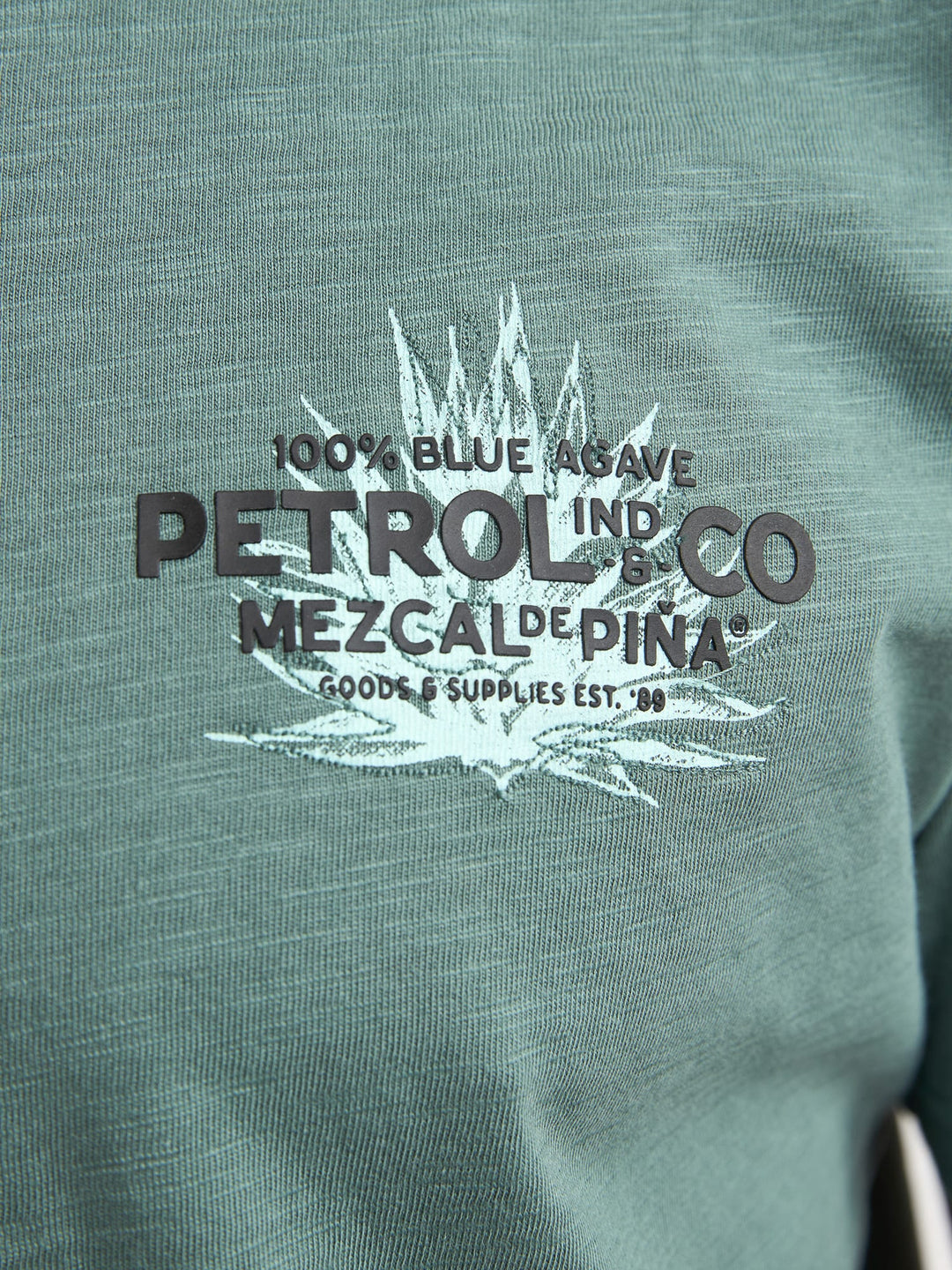 Petrol men M-1060-TSR744 t-shirt oud groen – heren