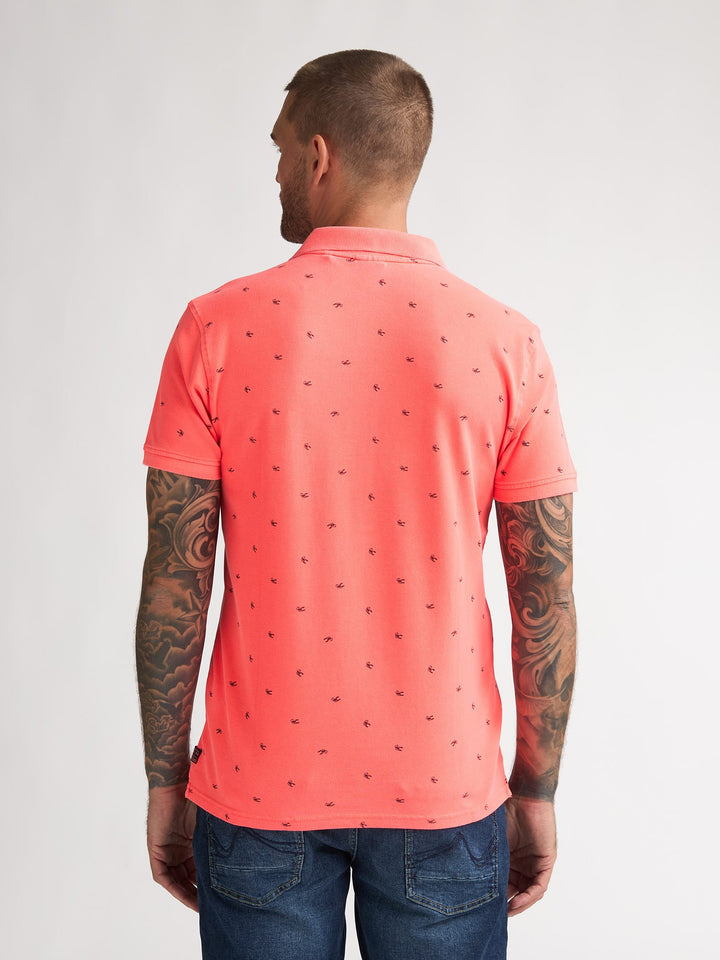 Petrol men M-2060-POL921 polo k/m neon oranje – heren