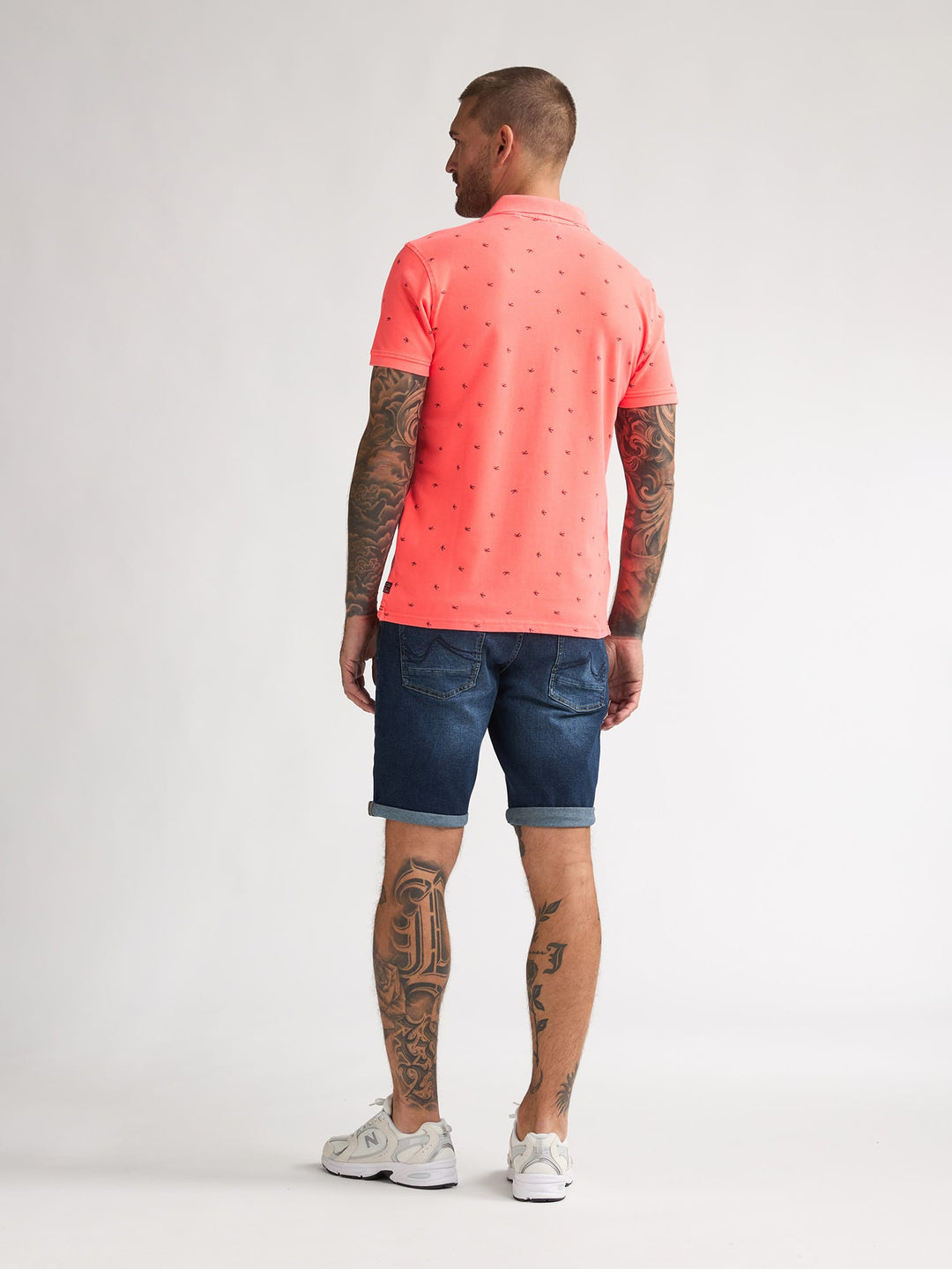 Petrol men M-2060-POL921 polo k/m neon oranje – heren