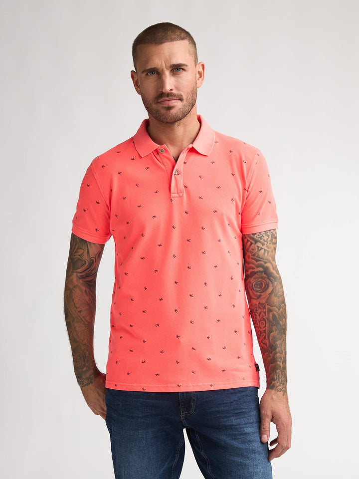 Petrol men M-2060-POL921 polo k/m neon oranje – heren