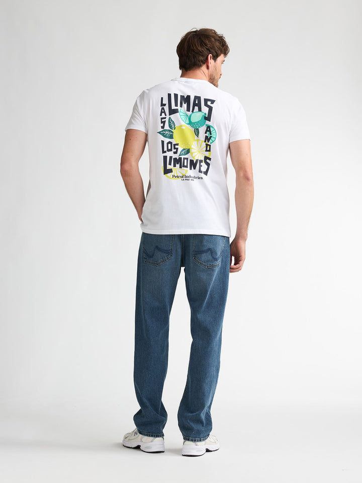 Petrol men M-2060-TSR629 t-shirt off-white – heren