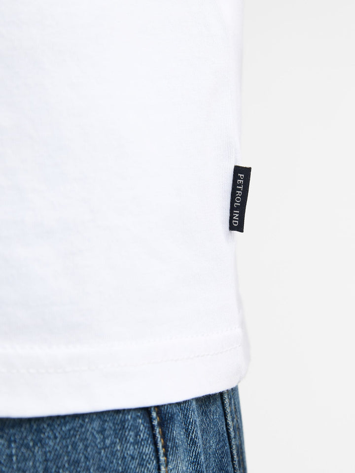 Petrol men M-2060-TSR629 t-shirt off-white – heren