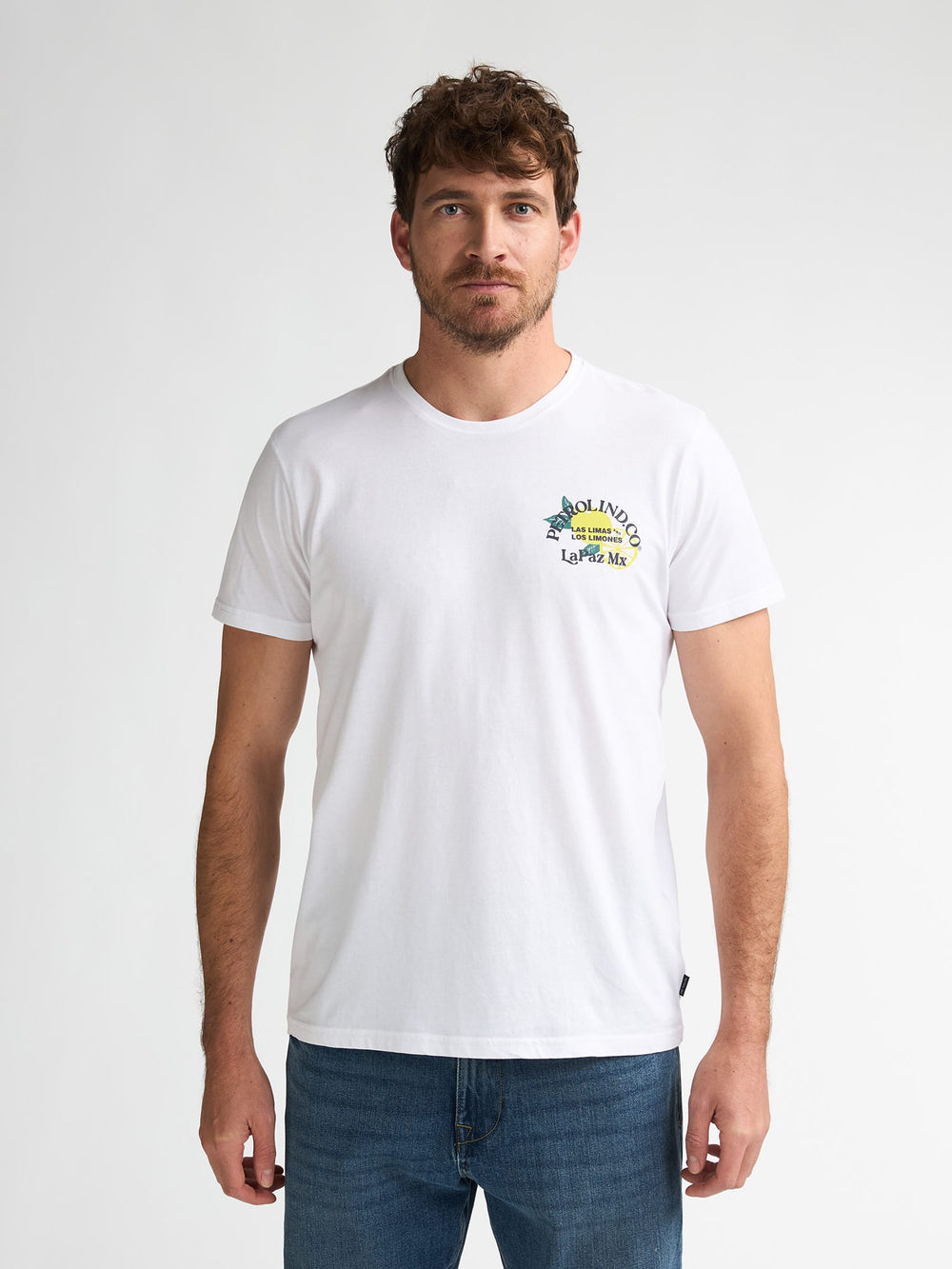 Petrol men M-2060-TSR629 t-shirt off-white – heren