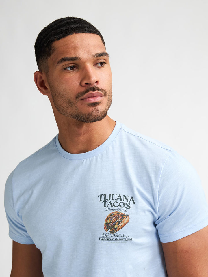 Petrol men M-2060-TSR647 lichtblauw T-shirt – heren