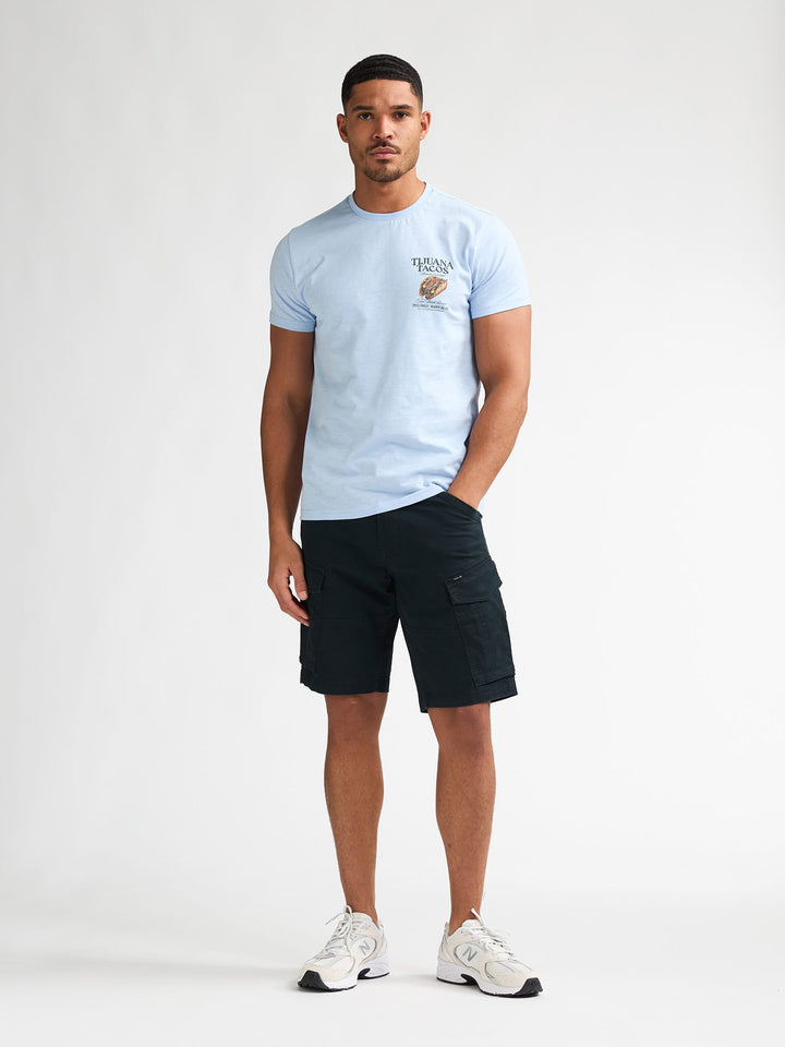 Petrol men M-2060-TSR647 lichtblauw T-shirt – heren