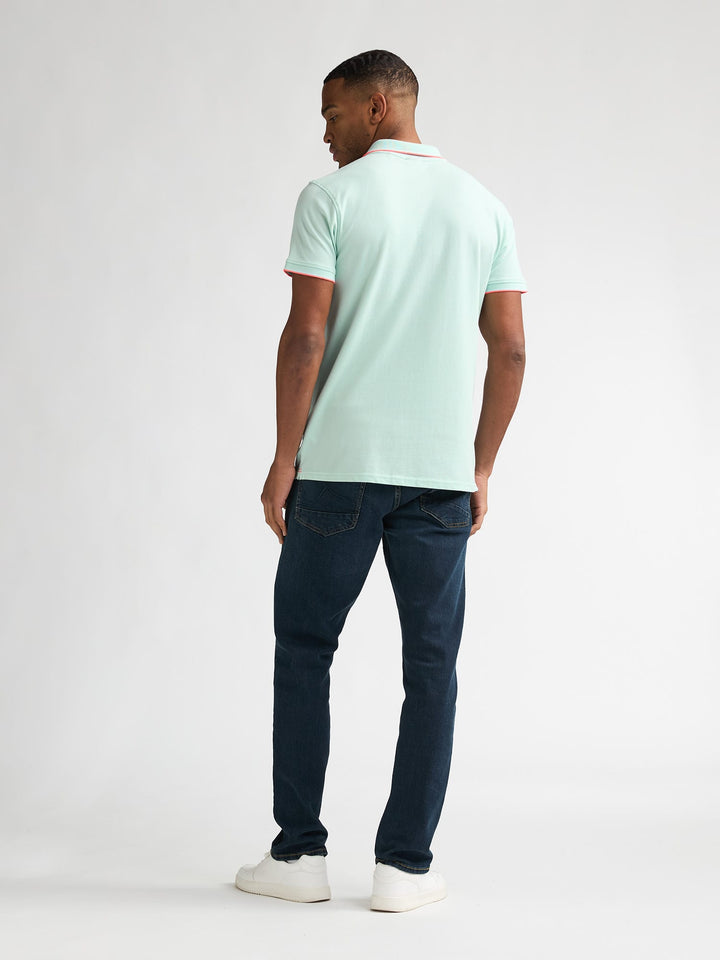 Petrol men M-ROS-POL003 polo mint – heren