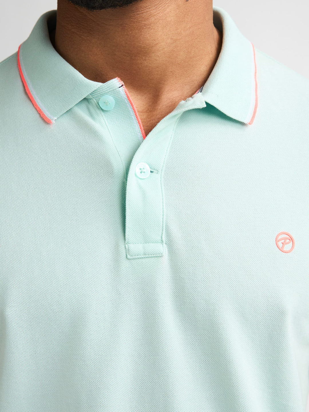 Petrol men M-ROS-POL003 polo mint – heren