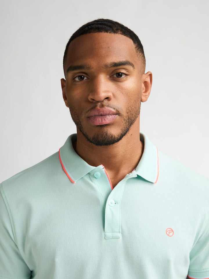 Petrol men M-ROS-POL003 polo mint – heren