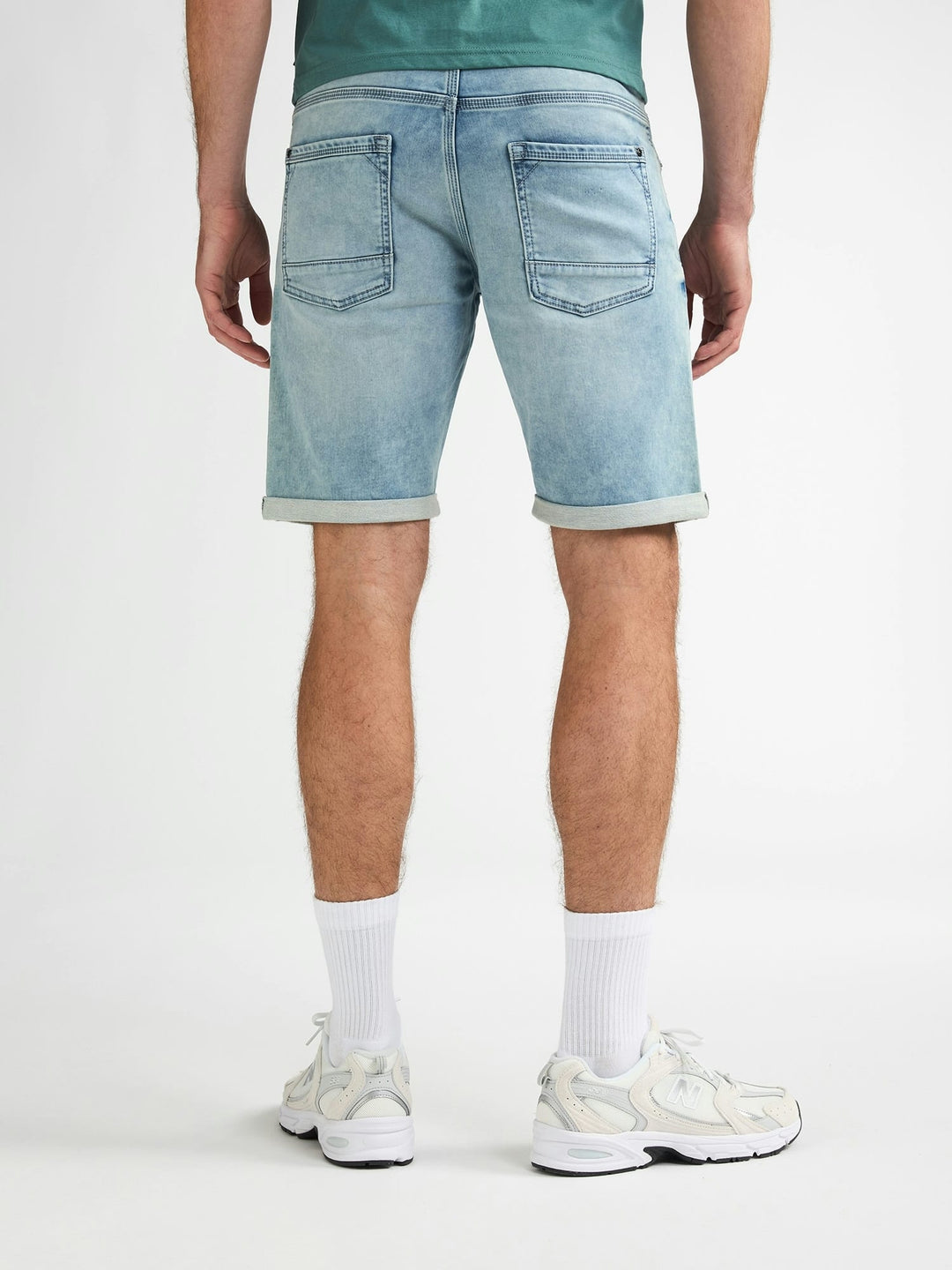 Petrol men denim shorts – heren - Blue Denim