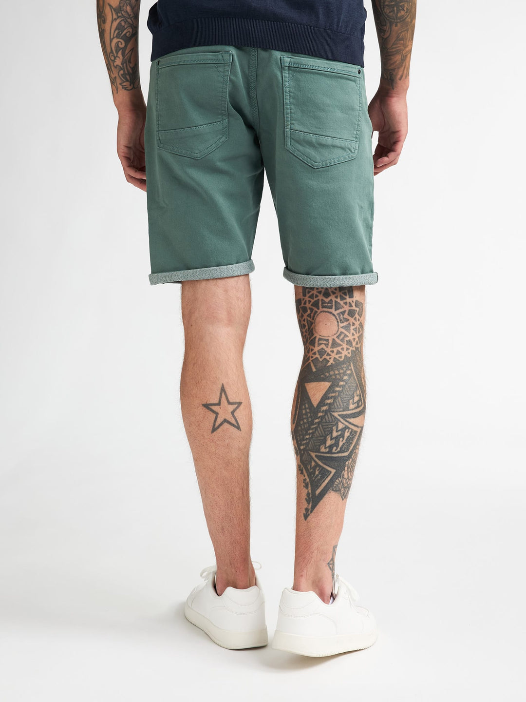 Petrol men M-ROS-SHO005 short oud groen – heren