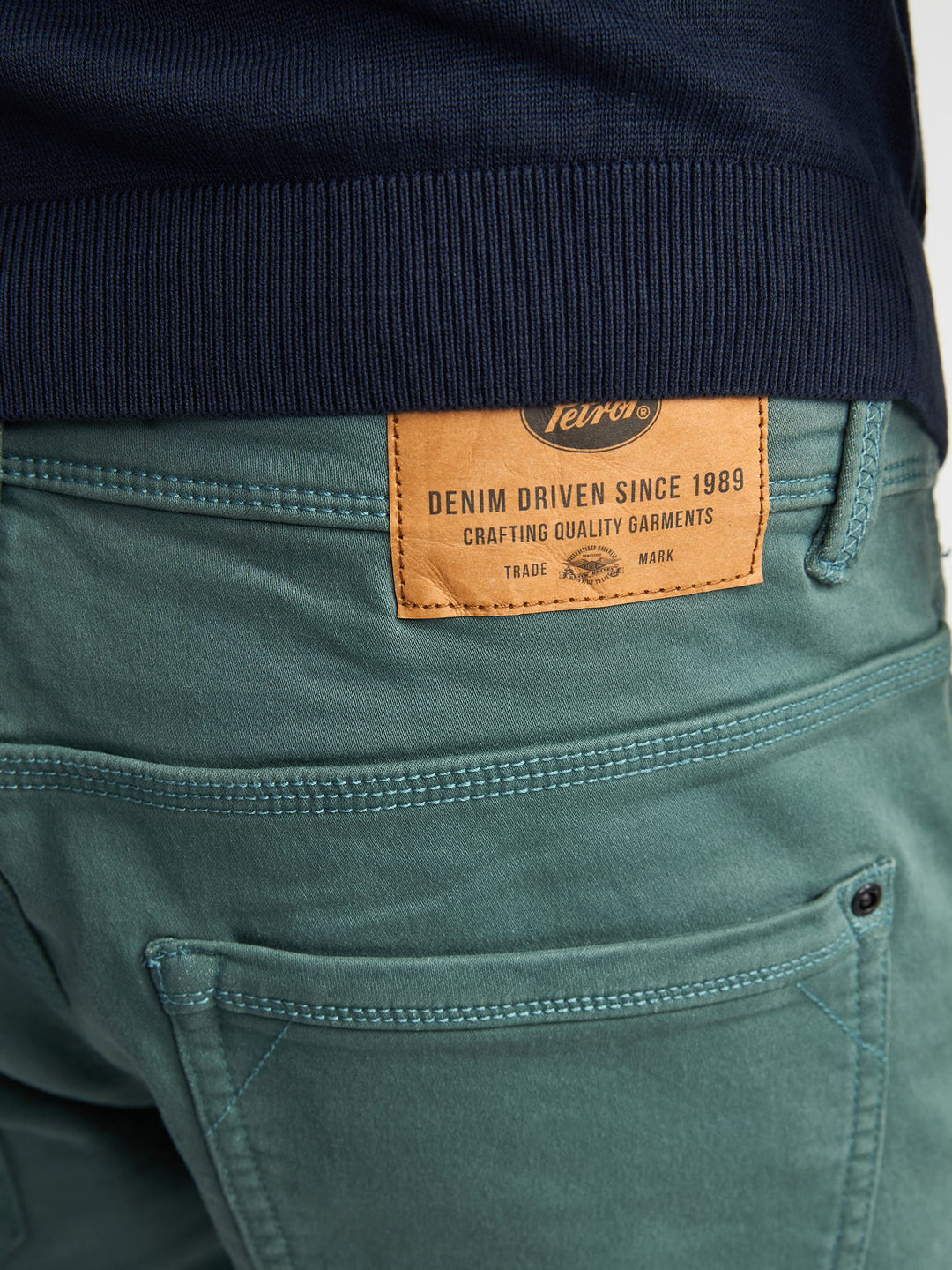 Petrol men M-ROS-SHO005 short oud groen – heren