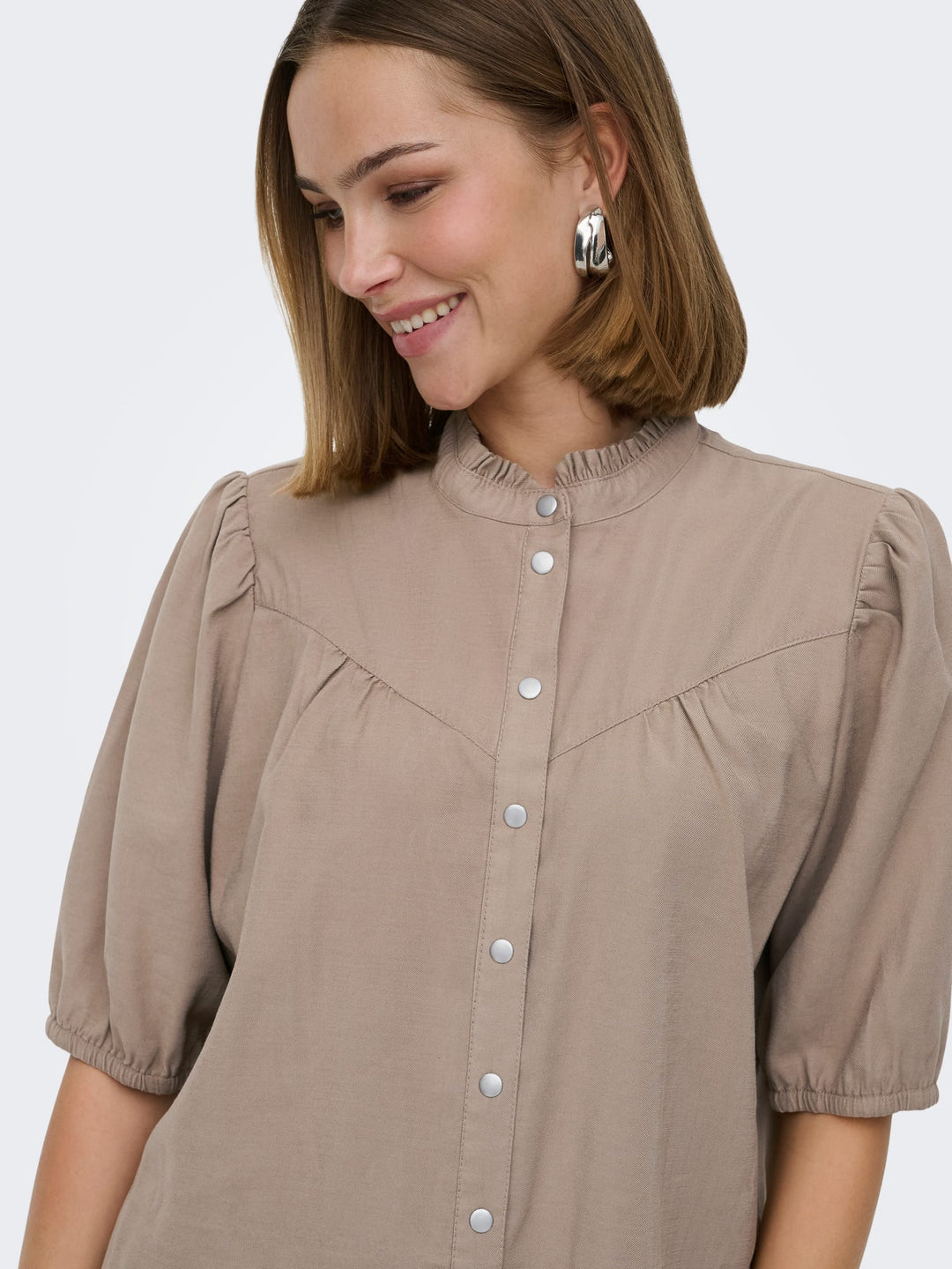 Only 15364291 Aris blouse k/m taupe