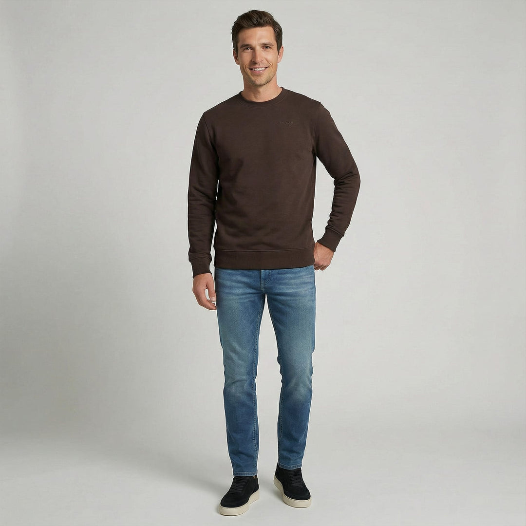 Cars men YLONO 60697 sweater heren bruin