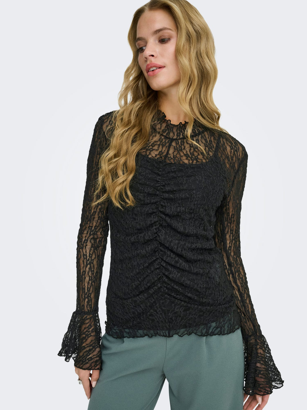 Jacqueline de Yong Lala top zwart – dames