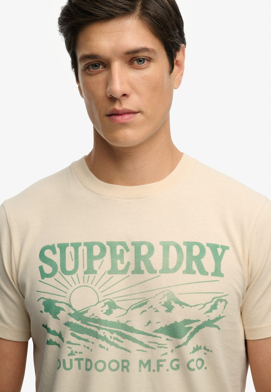 Superdry Retro Outdoor Relaxed T-shirt beige – heren