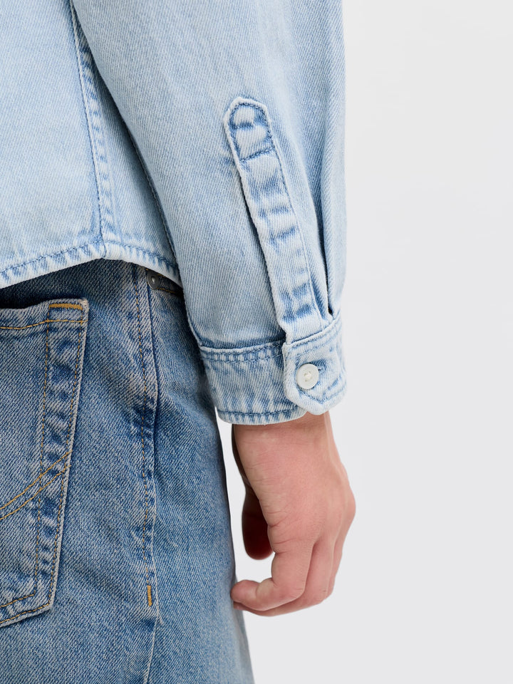Jack & Jones Kids Norrebro denim overhemd – jongens - Blue Denim